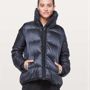 Navy Puffer Jacket